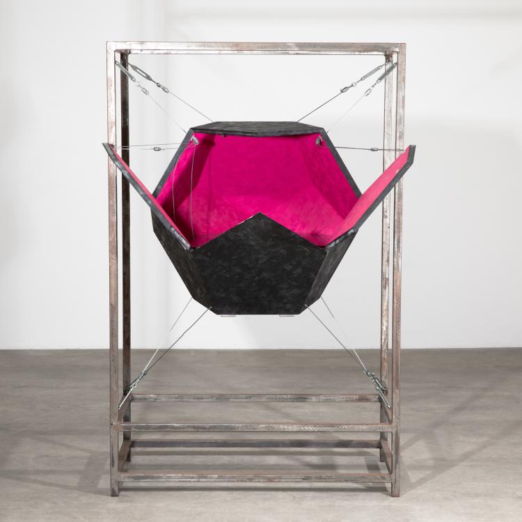 Bild 1 zu Objekt, Unikat Vitrine / Schrank Modell Pentagon-Dodekaeder, Christoph R. Siebrasse, Confrontation: Art + Design, Siebrasse, Schenk und Weingarten, 