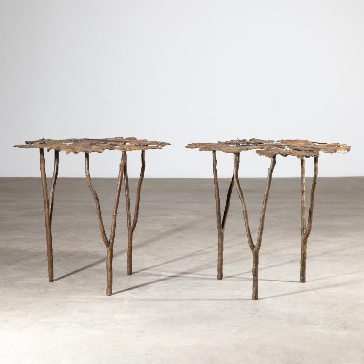 Bild 2 zu Objekt, Paar Beistelltische, Claude Lalanne (im Stile von), K-17 656
