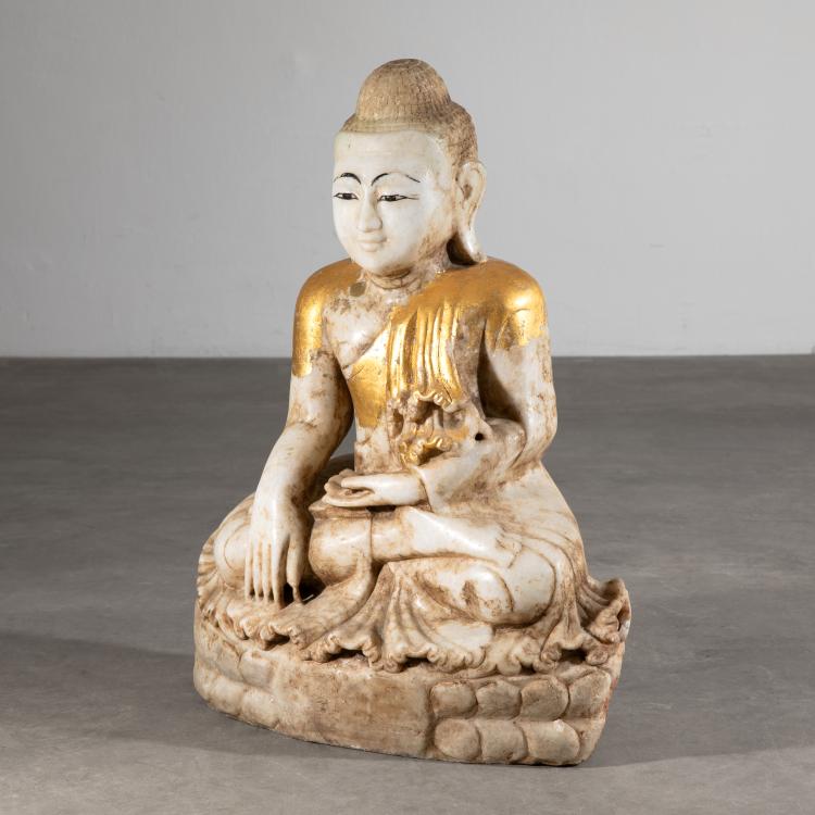 Hauptbild zu Objekt, Buddha Shakyamuni im Shan-Stil, 19. Jh., K-17 3