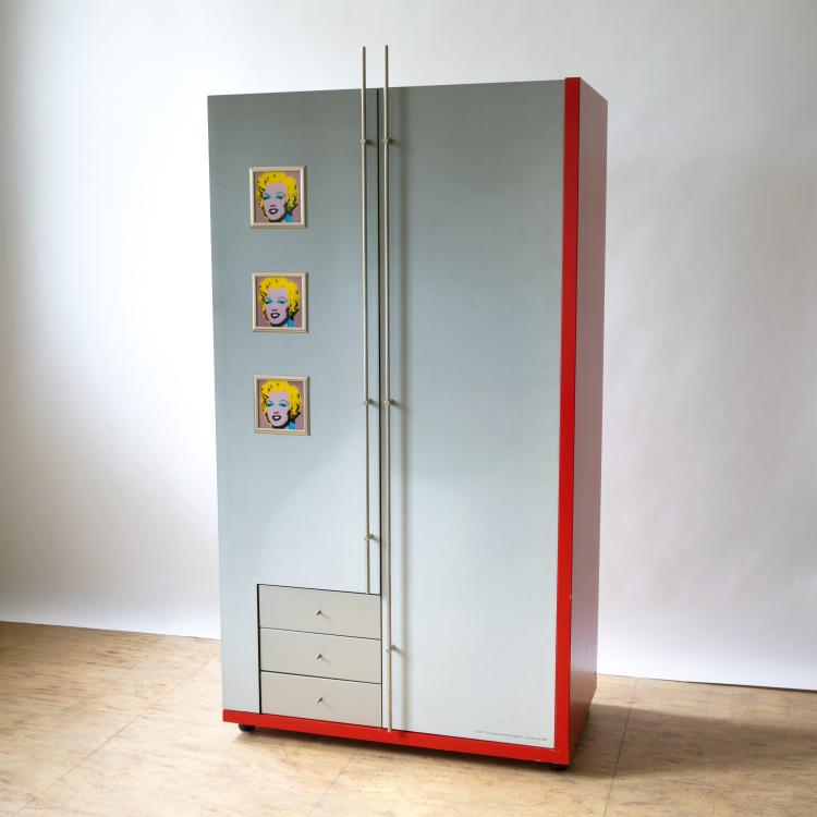 Bild 1 zu Objekt, Limited-Edition Cabinet with Motif 'Lavender Marilyn', Andy Warhol (after), K-18 706