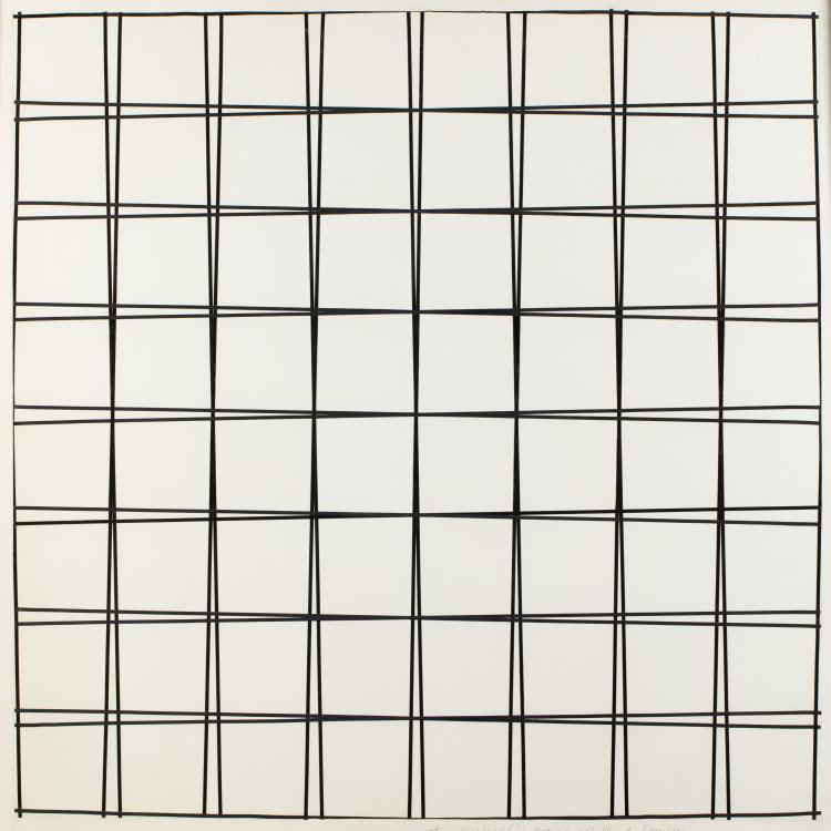 Hauptbild zu Objekt, Maquette (Vorstudie), Fran&ccedil;ois Morellet, 