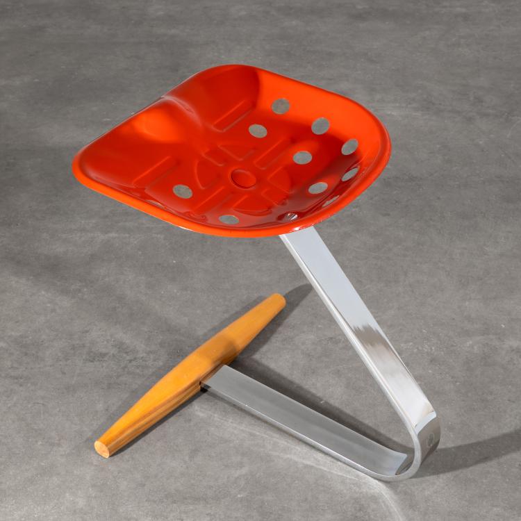 Bild 1 zu Objekt, Mezzadro Stool and Book Castiglioni - Meister des Design der Gegenwart, Achille Castiglioni, Zanotta, Mailand, K-18 612