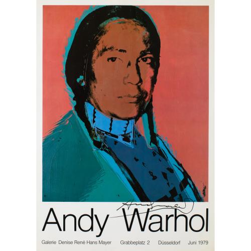 'Russell Means' (exhibition poster), 1979
