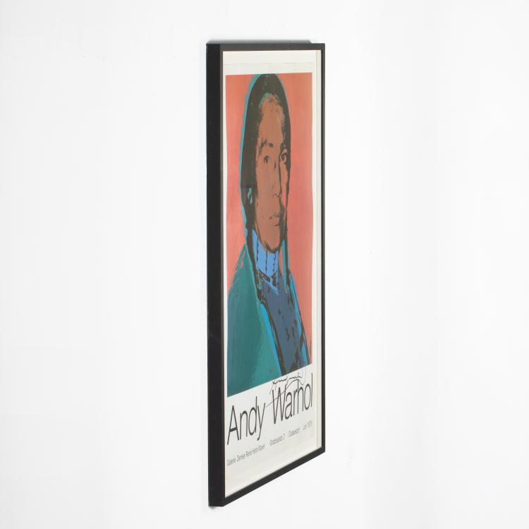Bild 5 zu Objekt, 'Russell Means' (exhibition poster), 1979, Andy Warhol, K-18 362