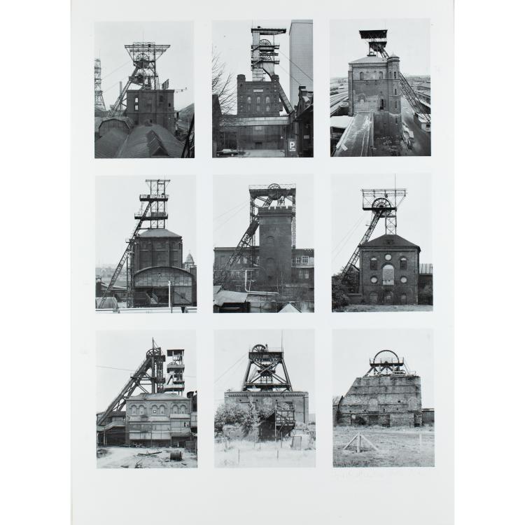 Hauptbild zu Objekt, 'F&ouml;rdert&uuml;rme', 1970er, Bernd Becher,Hilla Becher, K-18 368