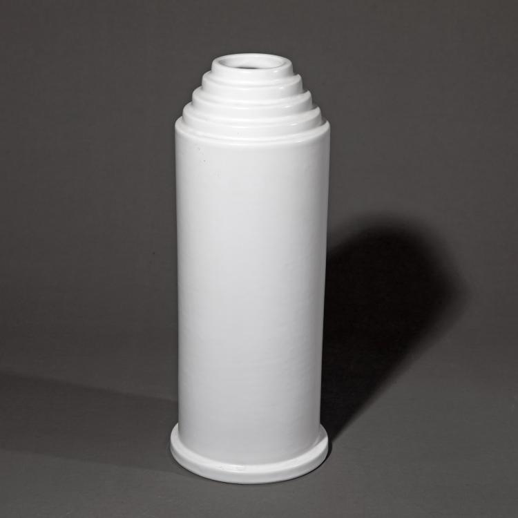 Hauptbild zu Objekt, Vase aus der Serie Stepped, Ettore Sottsass, Flavia / Bitossi, Montelupo, K-18 615