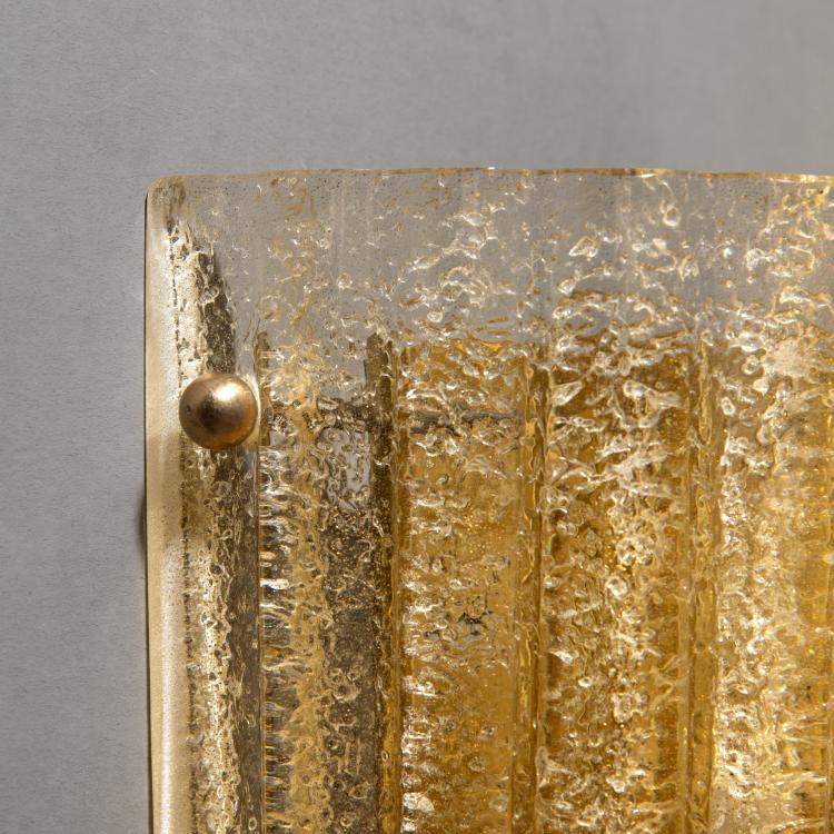 Bild 1 zu Objekt, 2 Wall Lights Rugiada model, Ercole Barovier, Barovier & Toso, Murano, K-18 600