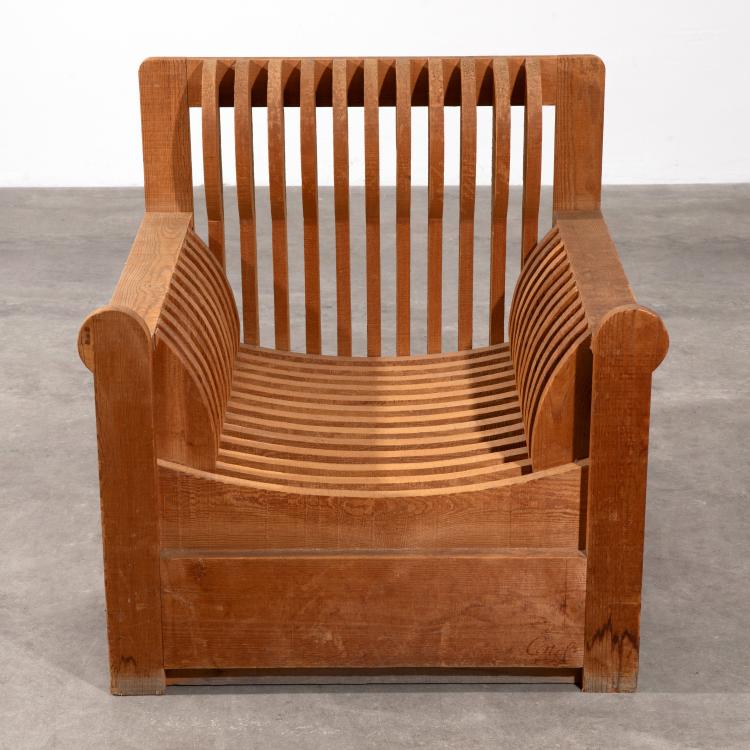 Bild 1 zu Objekt, Armchairs from the Mobili nella Valle Series, Mario Ceroli, Poltronova, Agliana, K-18 592
