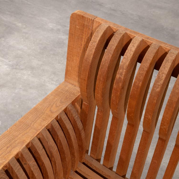 Bild 2 zu Objekt, Armchairs from the Mobili nella Valle Series, Mario Ceroli, Poltronova, Agliana, K-18 592