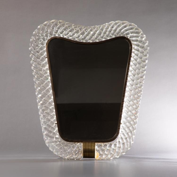 Bild 2 zu Objekt, Table mirror, circa 1950, Ercole Barovier, Barovier & Toso, Murano, K-18 554