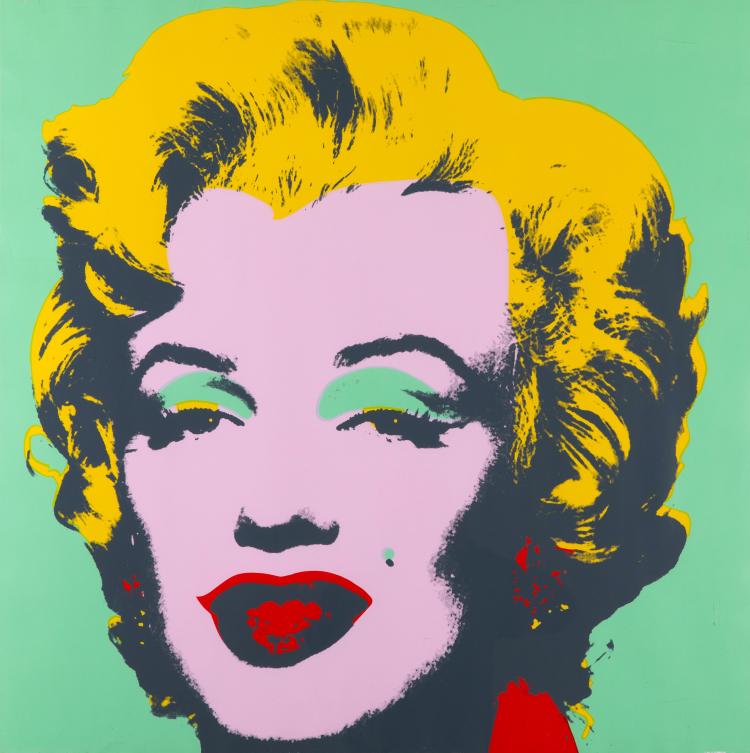 Hauptbild zu Objekt, 'Marylin', Sunday B-Morning Edition, 1970., Andy Warhol (nach), 