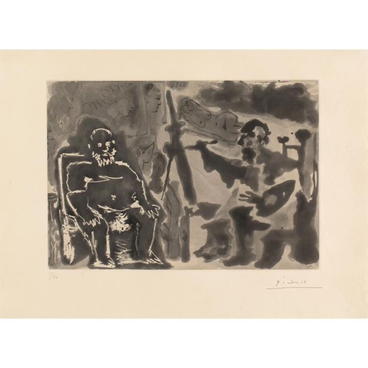 Hauptbild zu Objekt, 'L'Atelier du peintre', 1963, Pablo Picasso, K-18 348