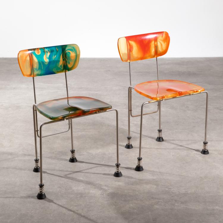 Bild 1 zu Objekt, 2 Chairs Model Broadway 543, Gaetano Pesce, Bernini, Ceriano Laghetto, K-18 668