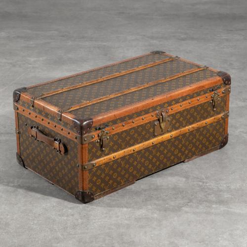 Antike Louis Vuitton 'Monogram Canvas' Reisetruhe, ca. 1920er Jahre