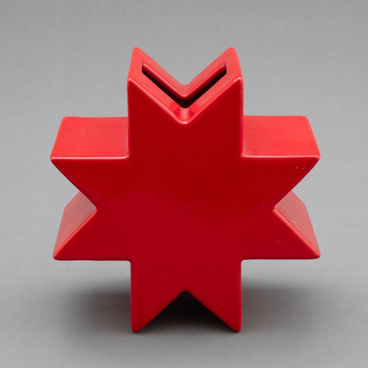 Bild 1 zu Objekt, Limitierte, handsignierte Vase Modell Hsing, Ettore Sottsass, Alessio Sarri, Sesto Fiorentino, K-18 627