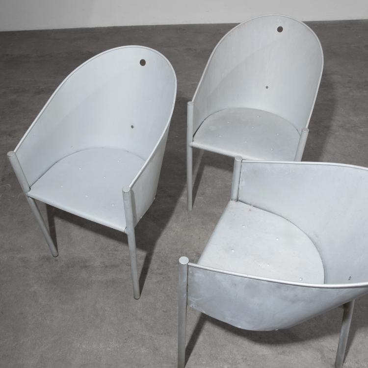 Bild 2 zu Objekt, 3 Costes Aluminum Chairs, Philippe Starck, Aleph Driade, Caorso, K-18 679
