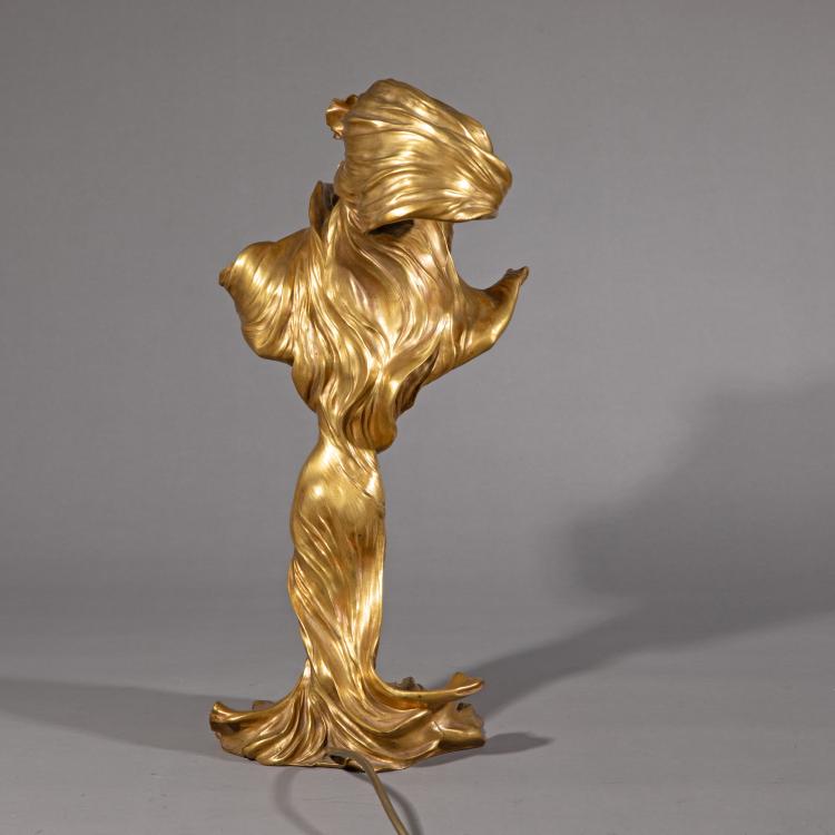 Bild 4 zu Objekt, Tischlampe 'La danse, la Loie Fuller', Modell f&uuml;r die Pariser Weltausstellung, 1900, Raoul-Fran&ccedil;ois Larche, 
