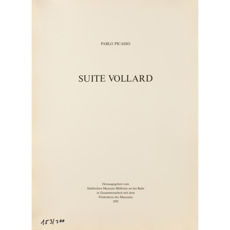Bild 2 zu Objekt, &lsquo;Suite Vollard&lsquo;, 1992, Pablo Picasso, Plitt Druck, K-18 349