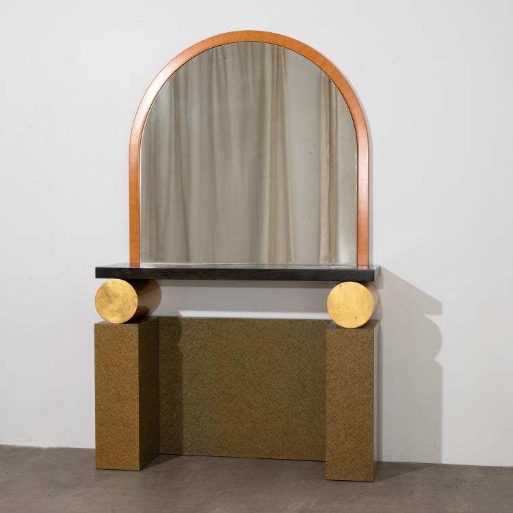 Bild 1 zu Objekt, Mirror Console Model Etrusco, Ettore Sottsass, Glas Italia, K-18 665