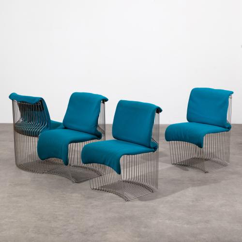 4 Sessel Modell Pantonova